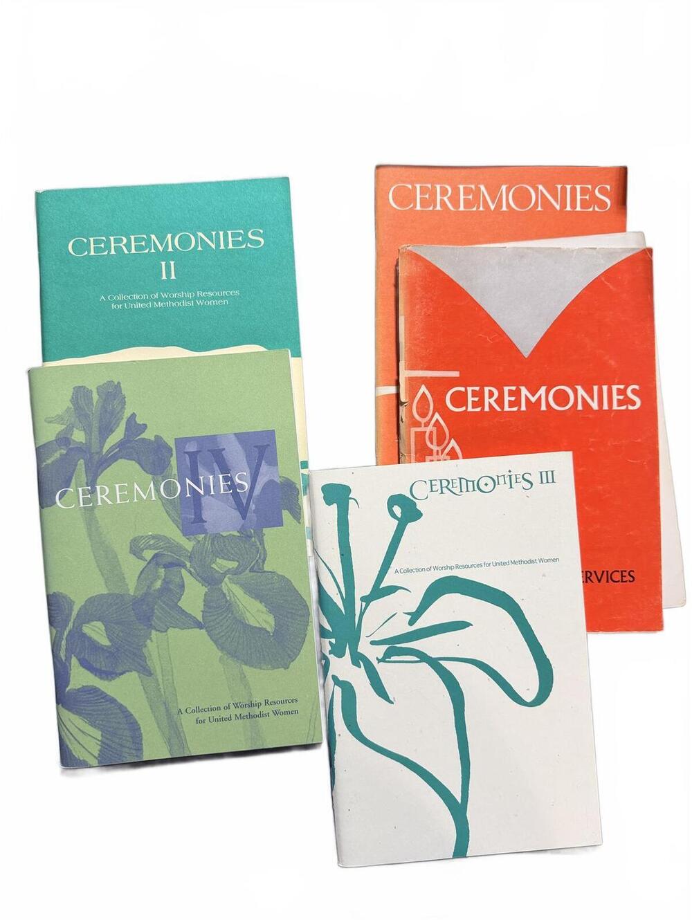 Ceremonies United Methodist Women Lot of 5 Booklets Worship Services Vintage